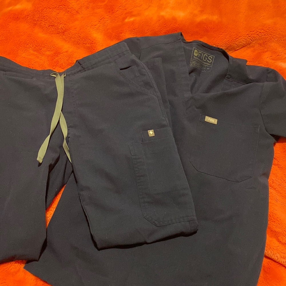 Figs-navy blue SET